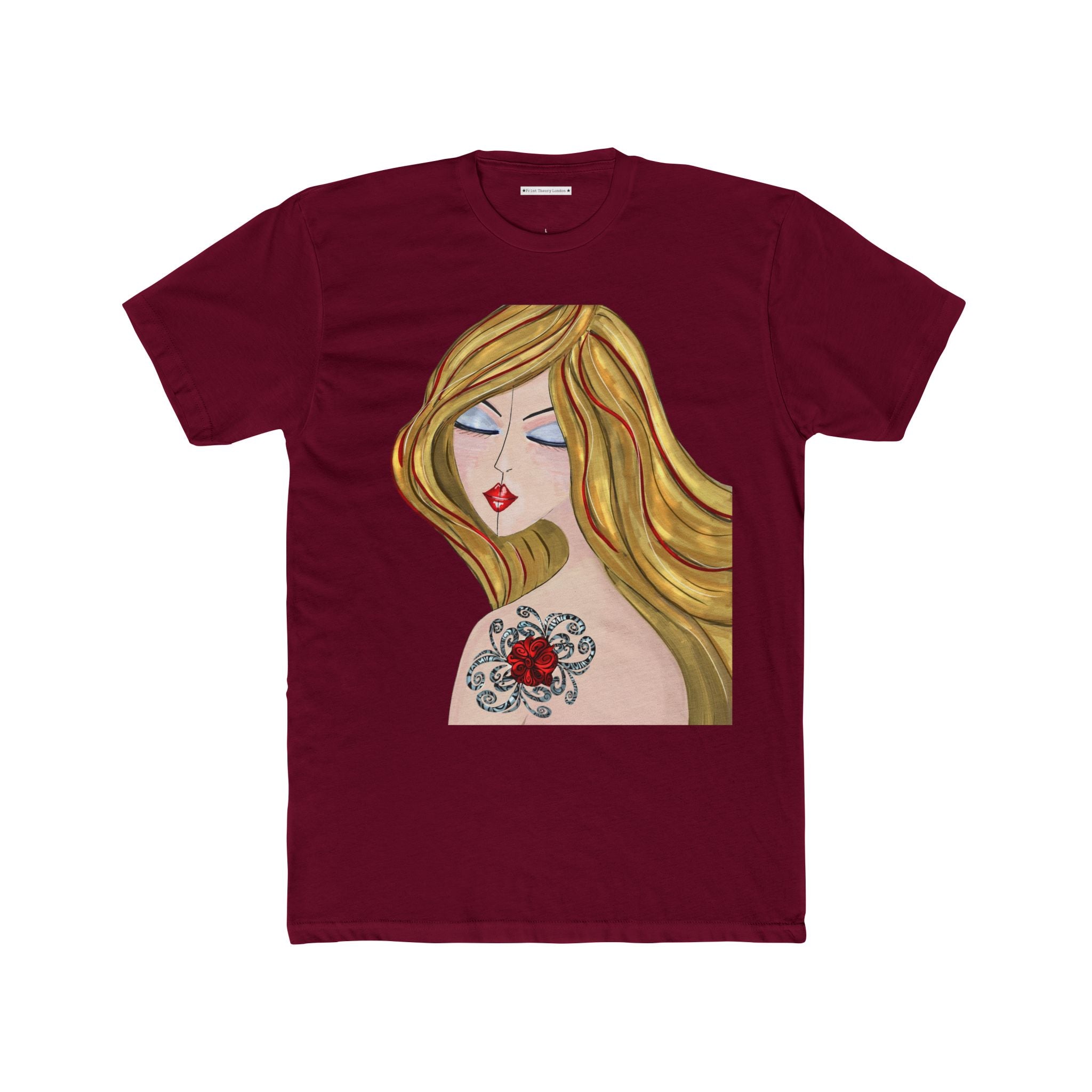 The Girl with the Tattoo Graphic Art Tee