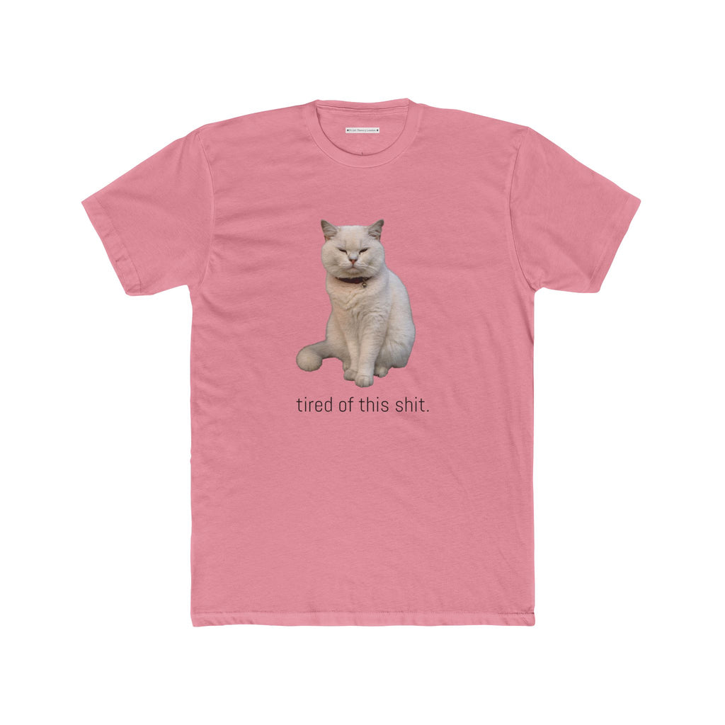 The 'tired of this shit' grumpy cat tee