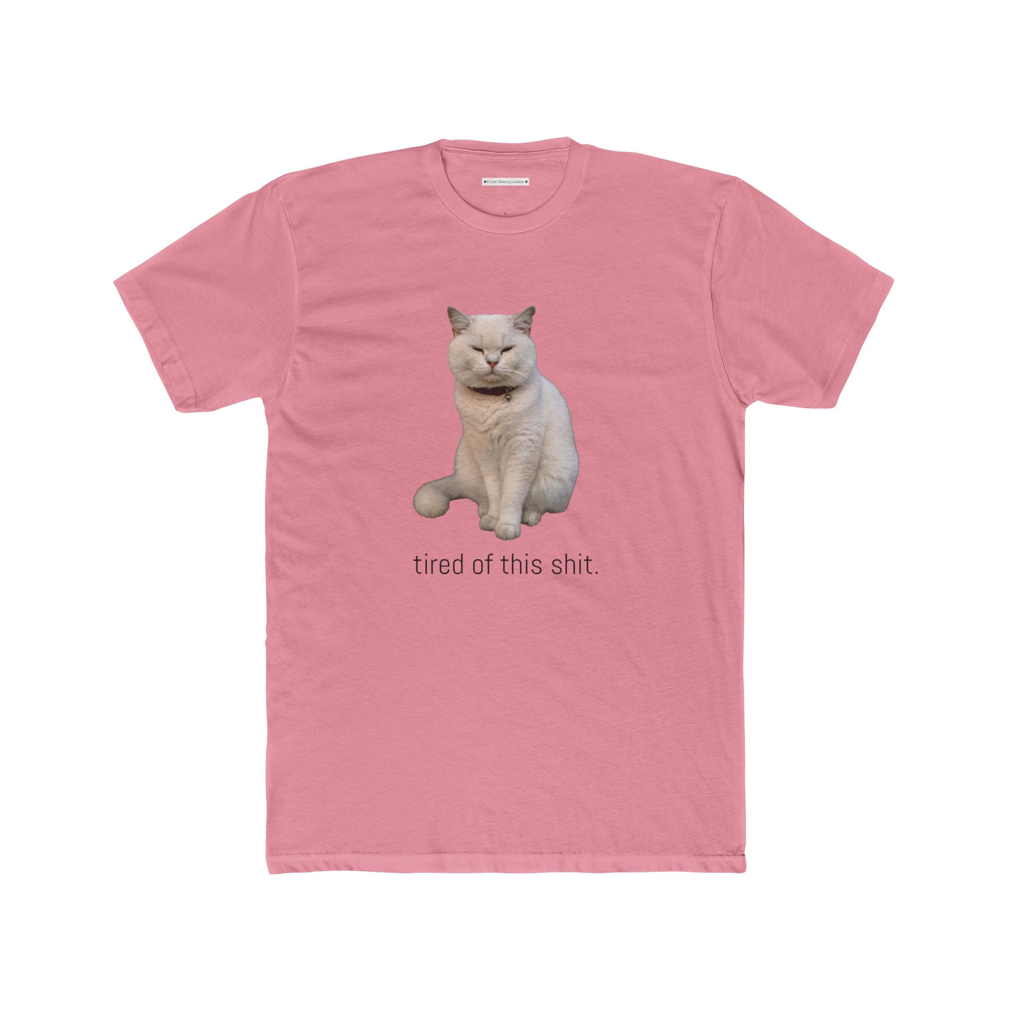 The 'tired of this shit' grumpy cat tee