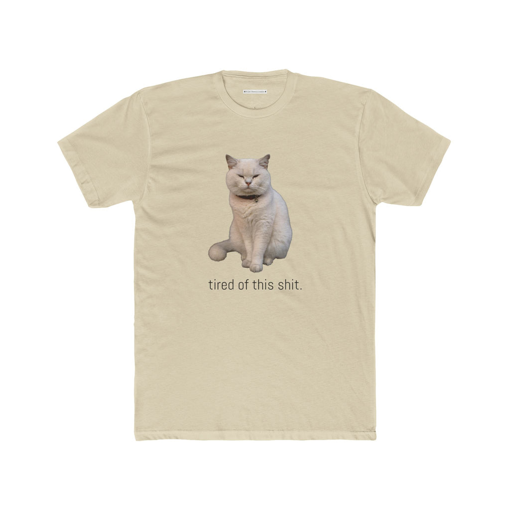 The 'tired of this shit' grumpy cat tee