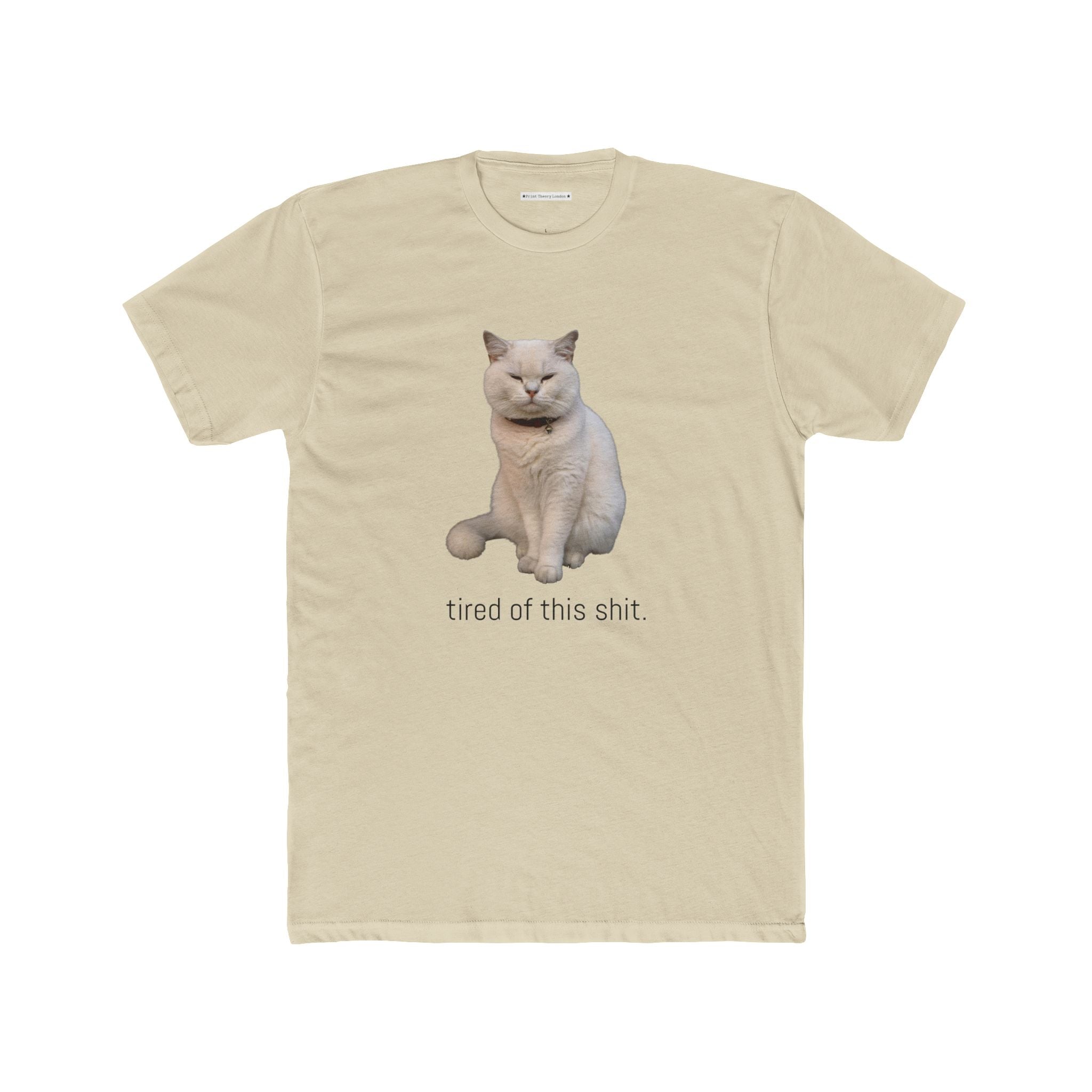 The 'tired of this shit' grumpy cat tee