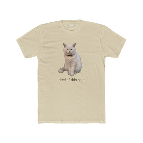 The 'tired of this shit' grumpy cat tee