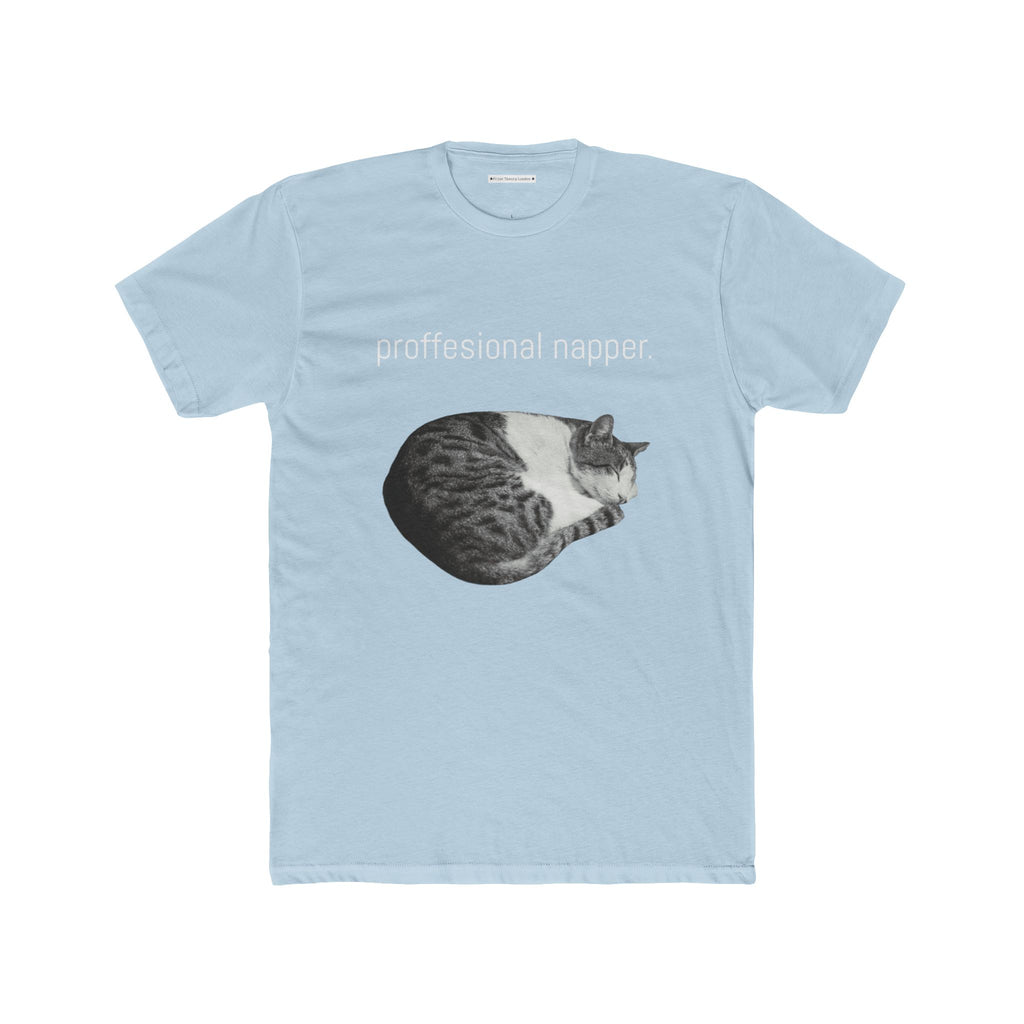 the professional napper cat photo tee