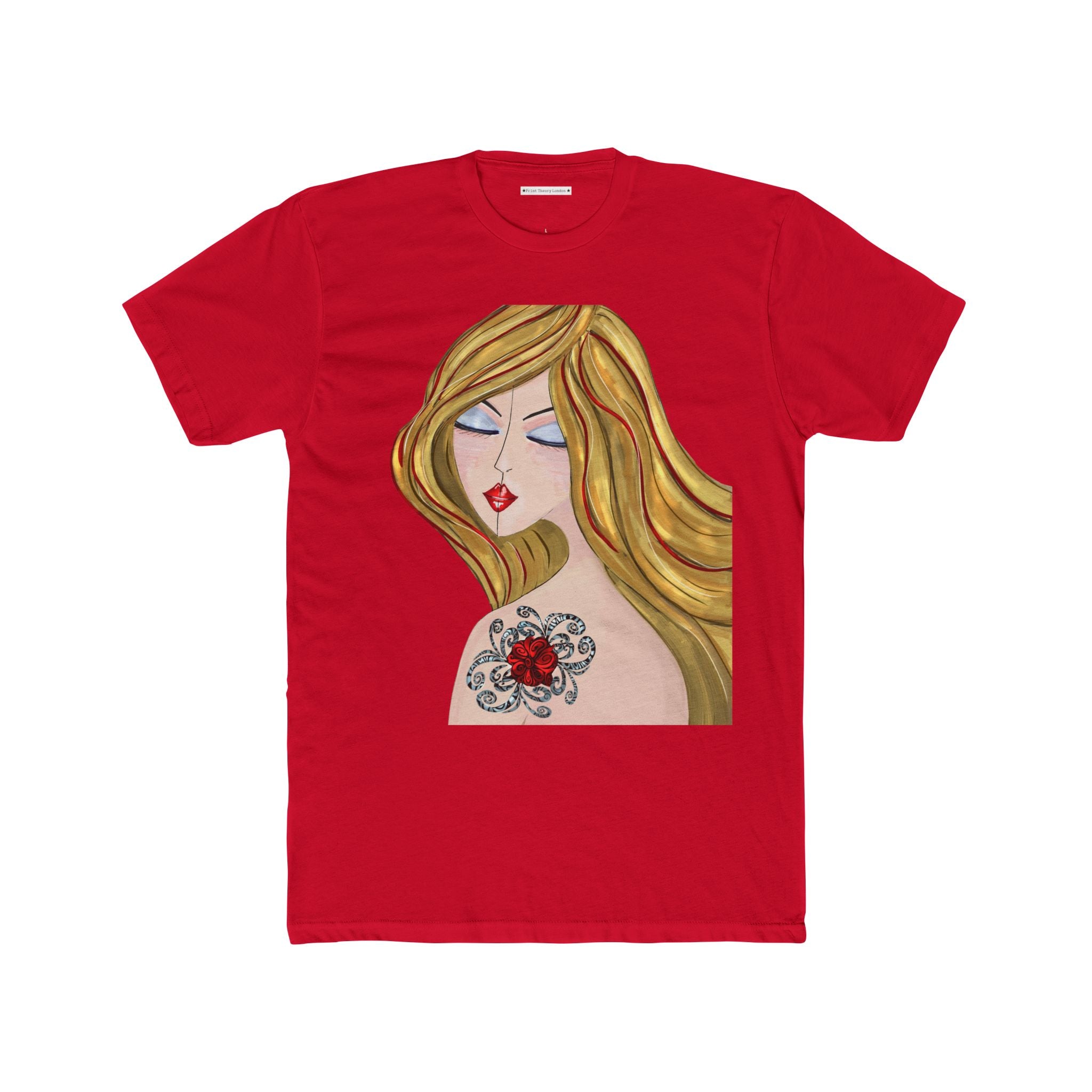 The Girl with the Tattoo Graphic Art Tee