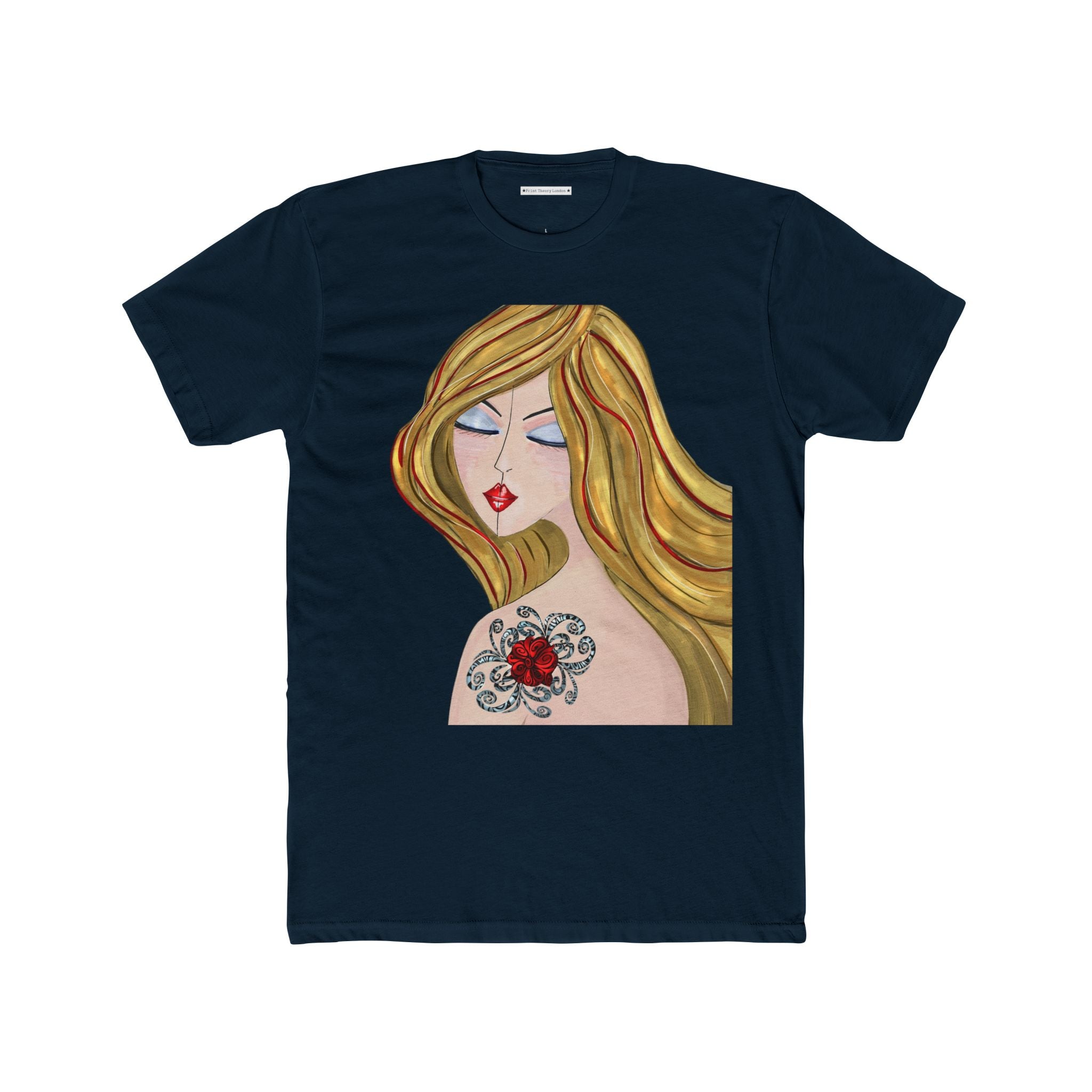 The Girl with the Tattoo Graphic Art Tee