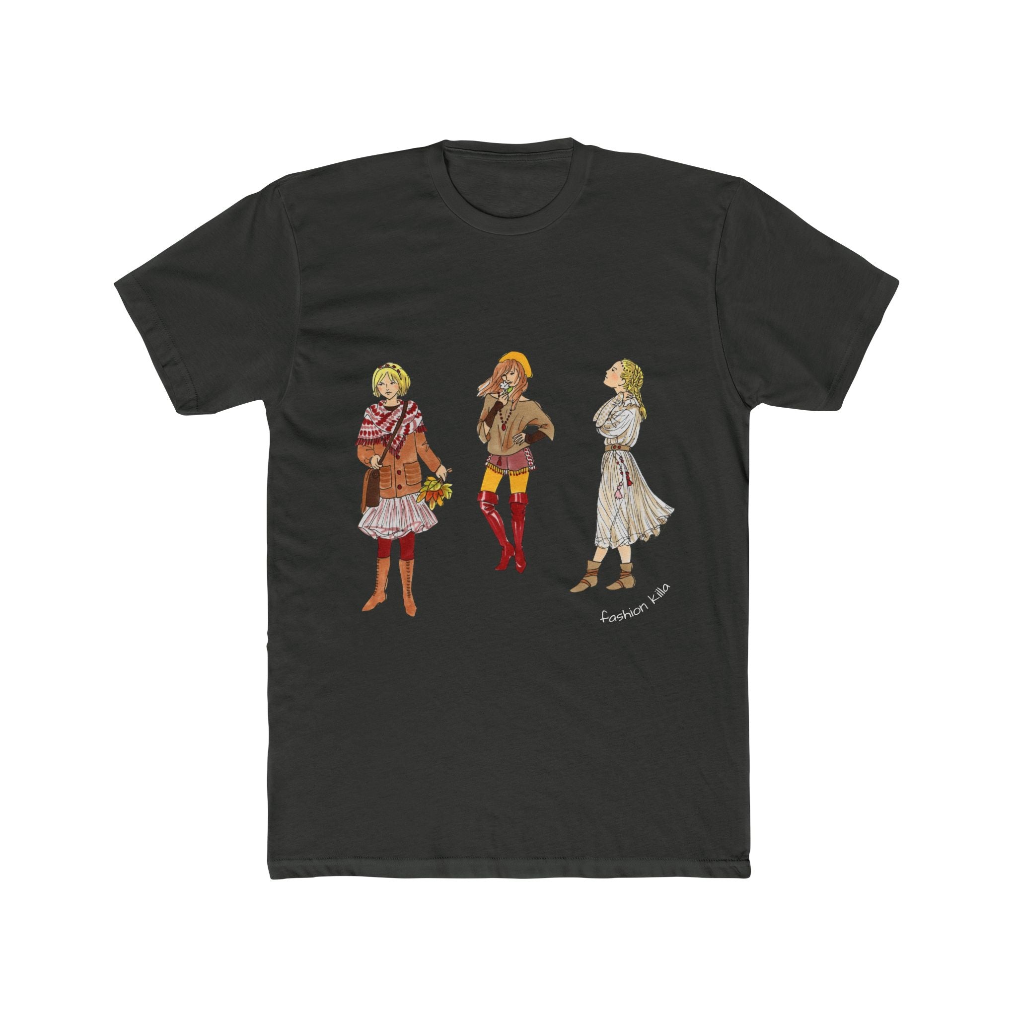 The Fashion Killa Vintage Fashion Illustration Tee