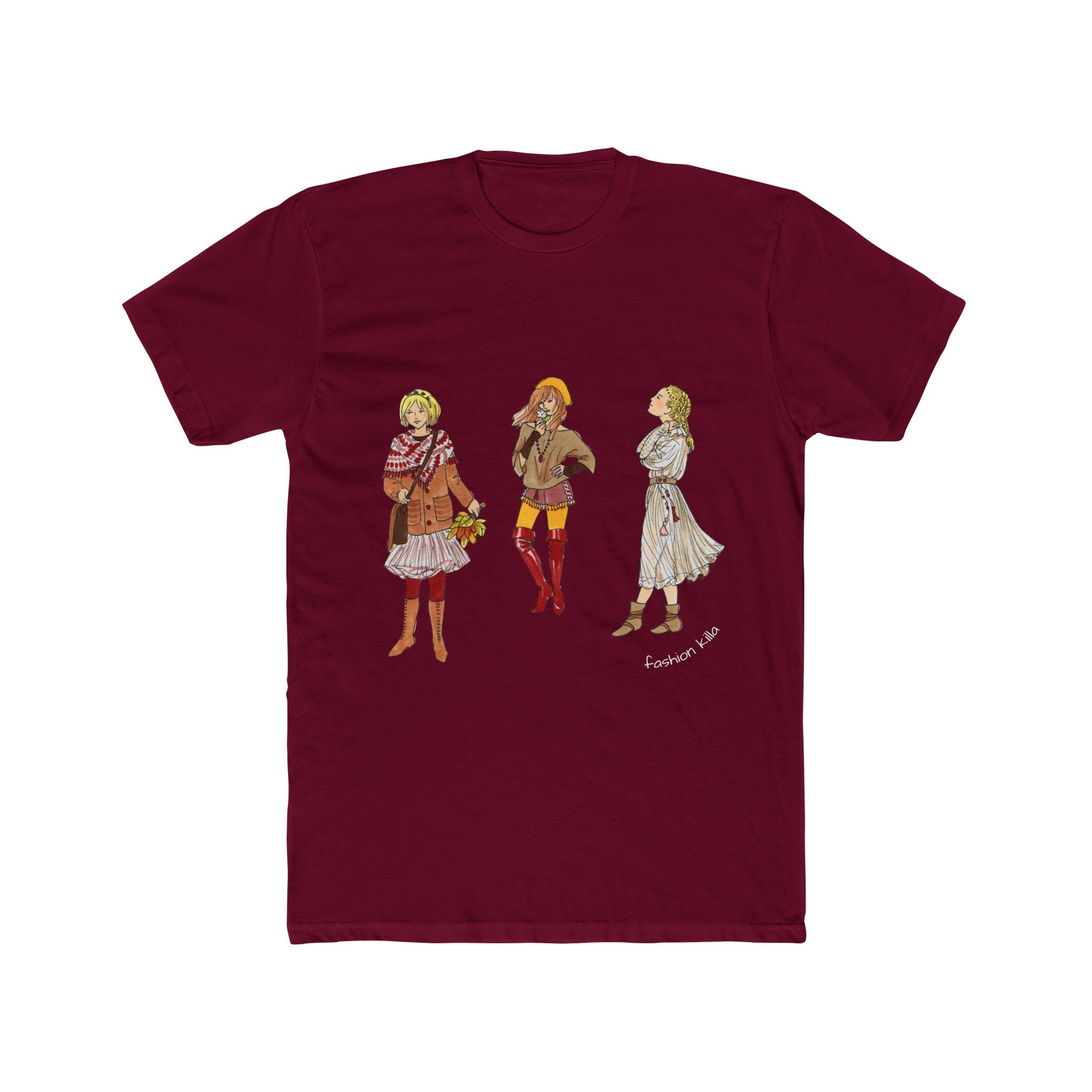 The Fashion Killa Vintage Fashion Illustration Tee
