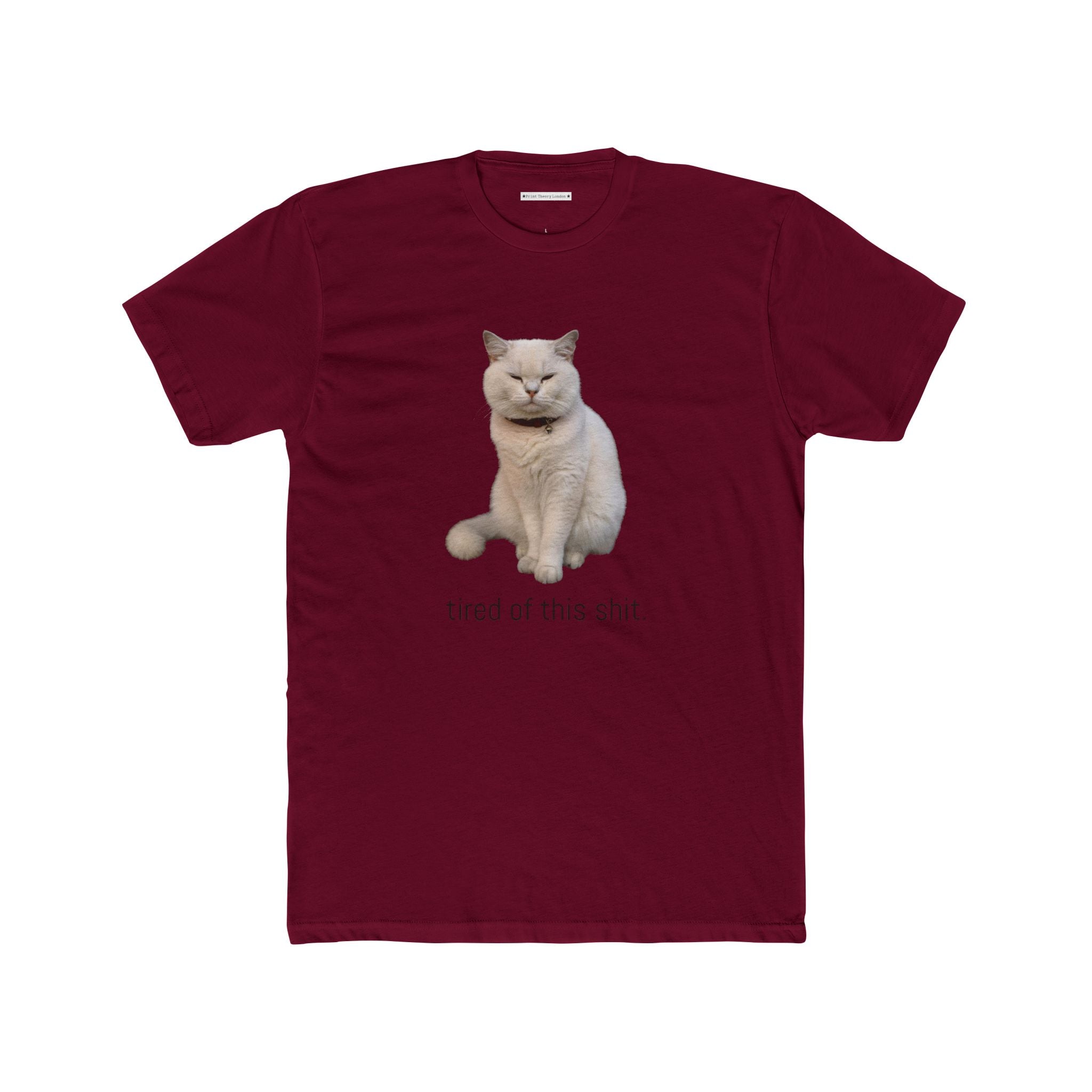 The 'tired of this shit' grumpy cat tee
