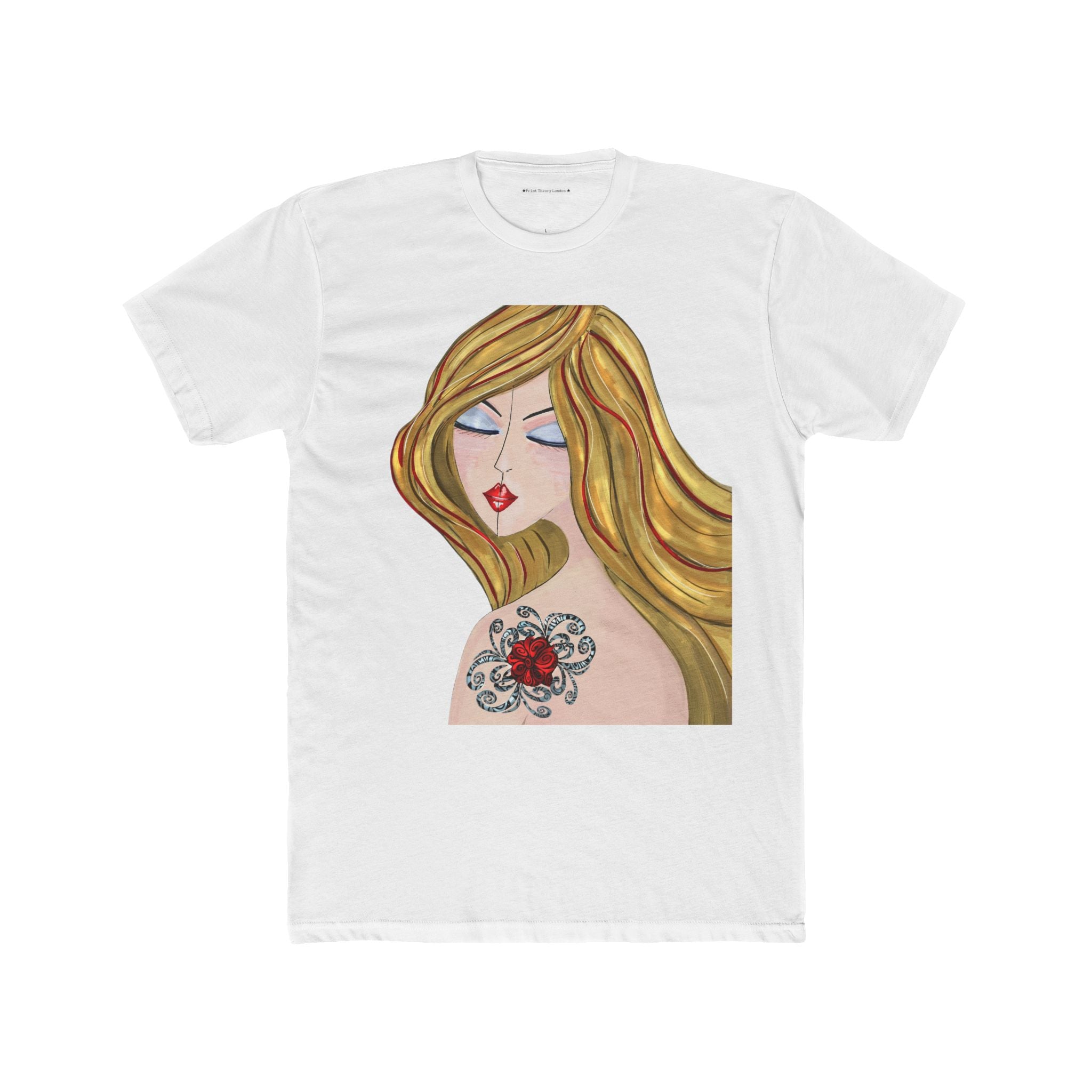 The Girl with the Tattoo Graphic Art Tee