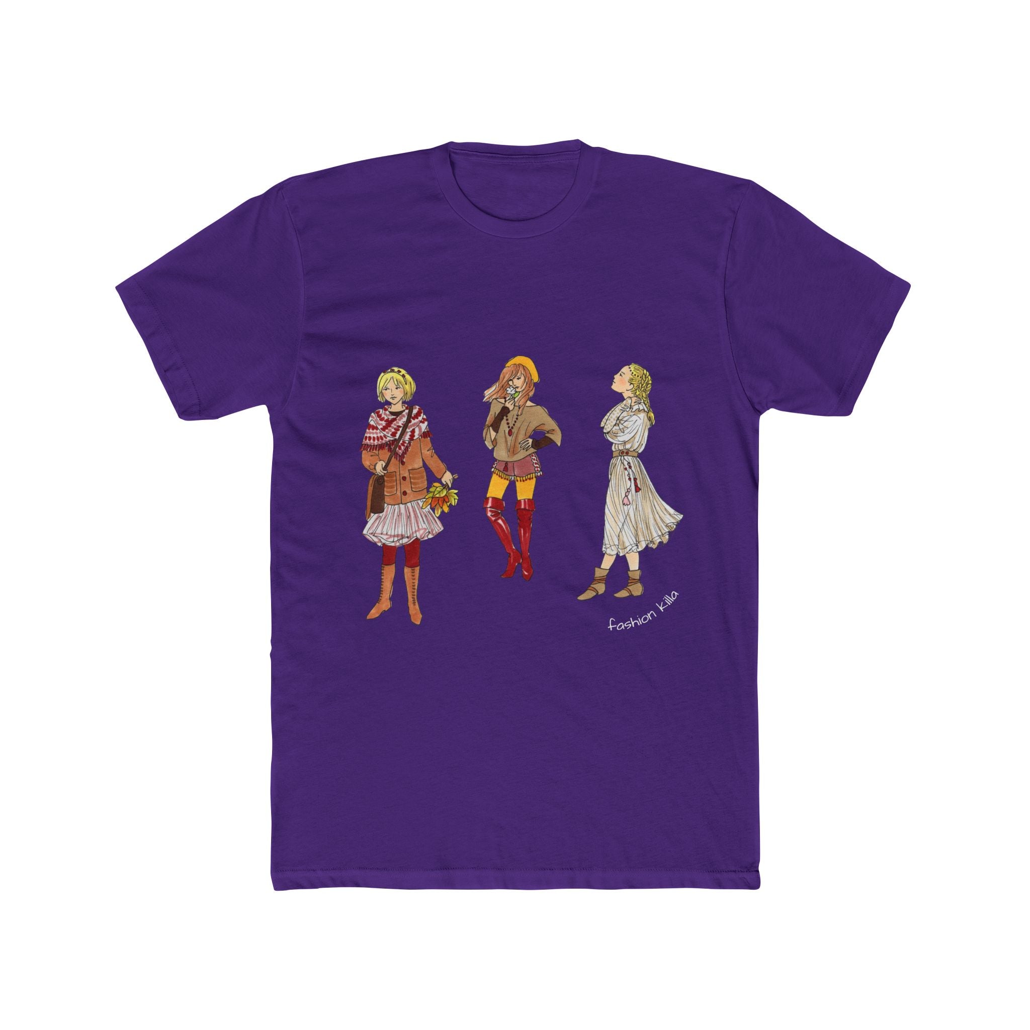 The Fashion Killa Vintage Fashion Illustration Tee