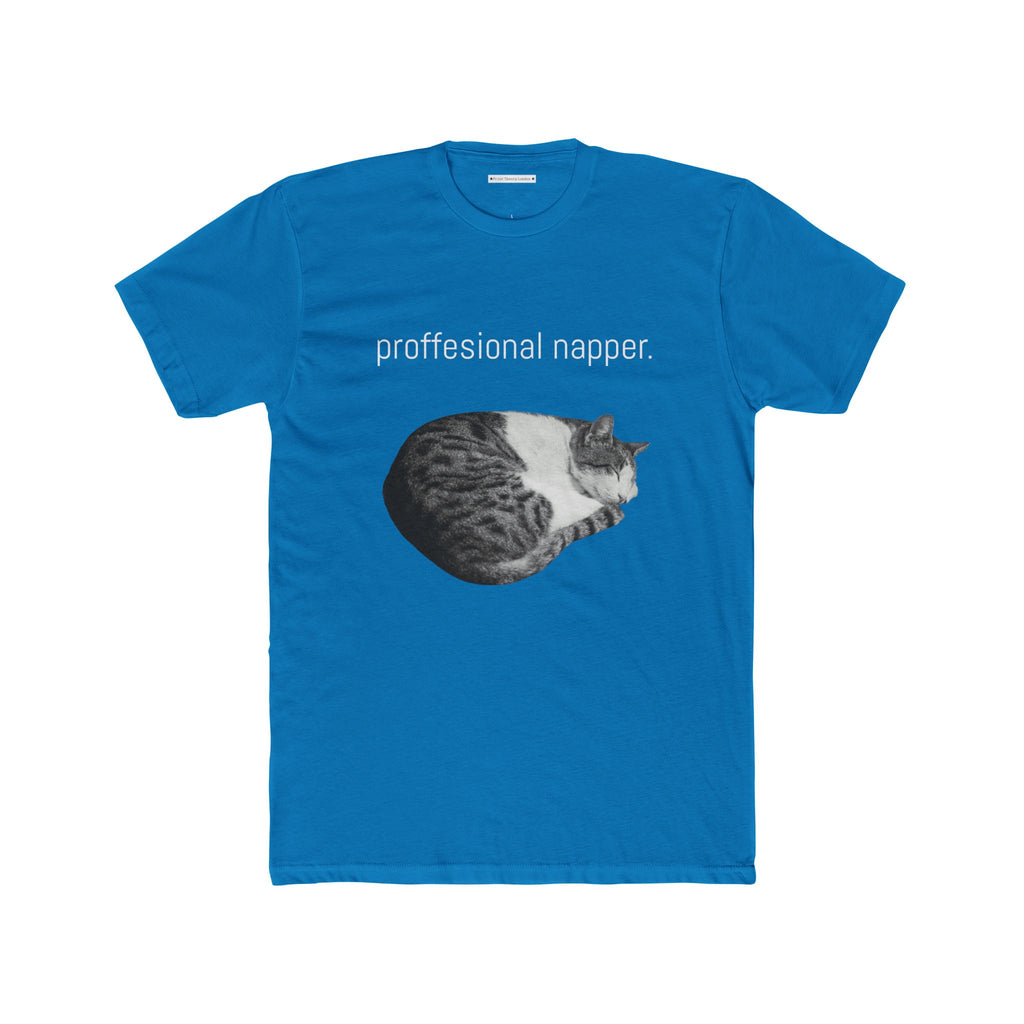 the professional napper cat photo tee