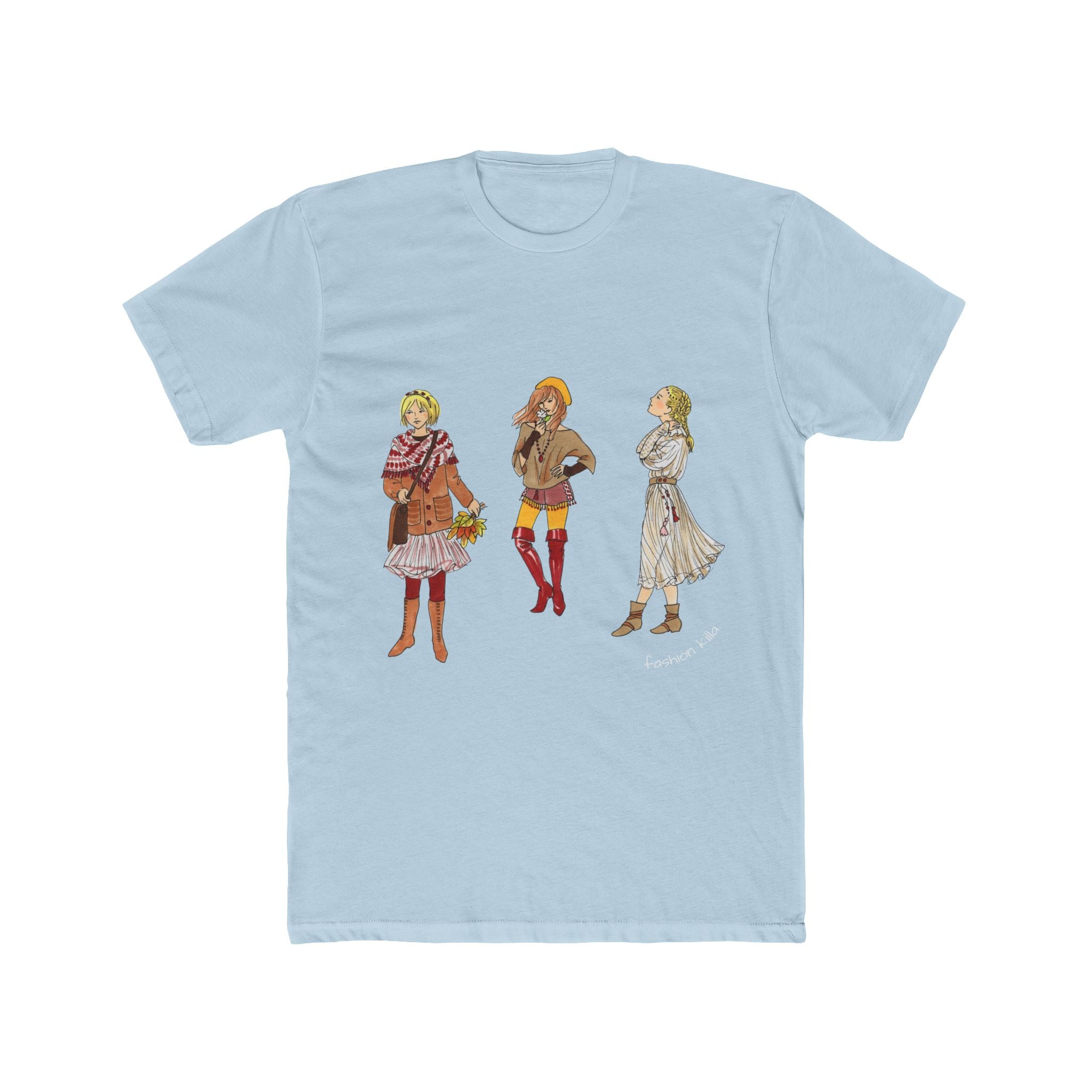 The Fashion Killa Vintage Fashion Illustration Tee
