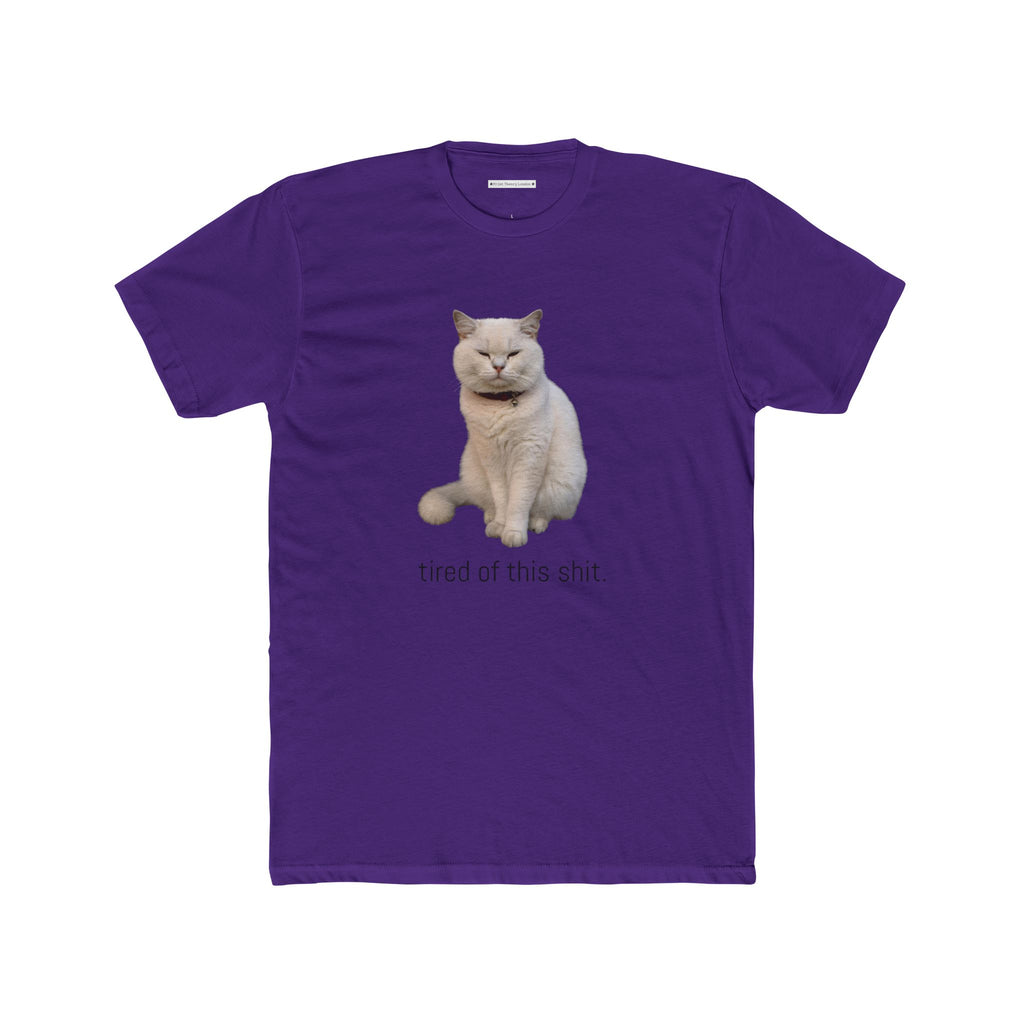 The 'tired of this shit' grumpy cat tee